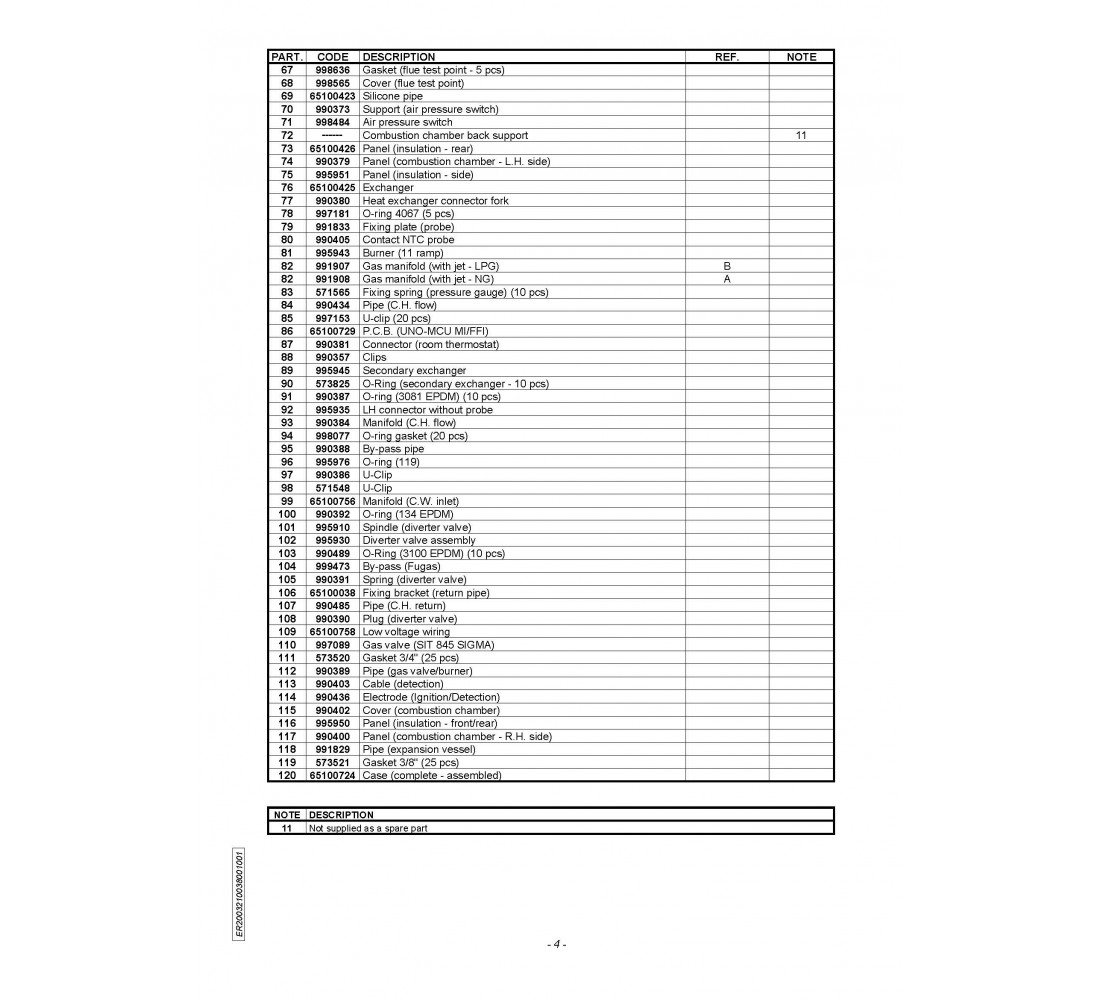ARISTON UNO 24 MFFI